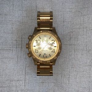 Nixon 48-20 Chrono in All Gold